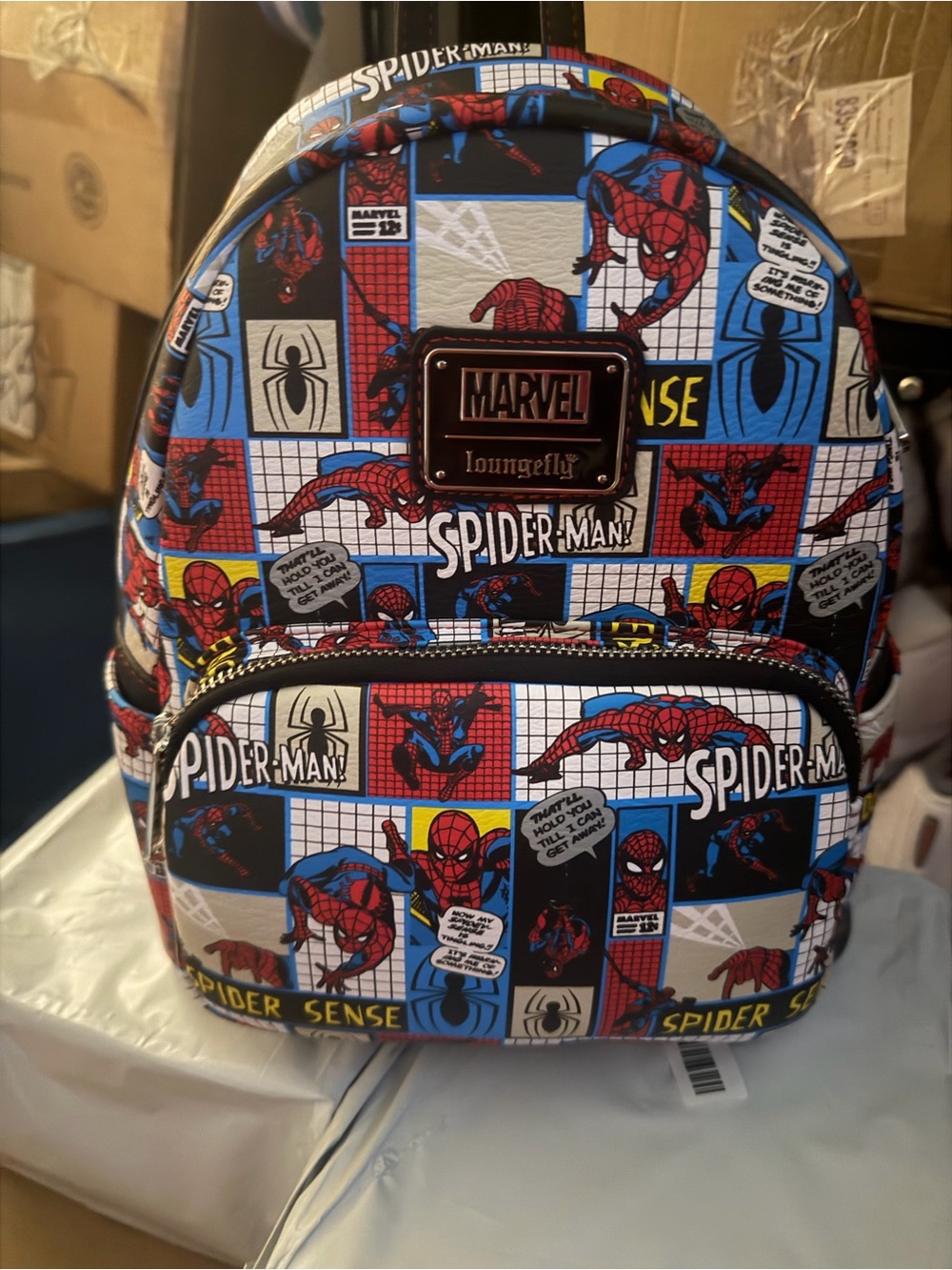 Marvel Spider-Man Kids Mini Backpack - Blue/Red